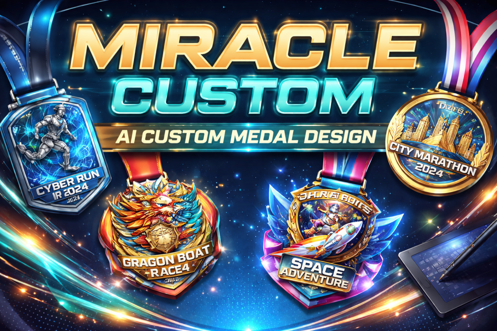 AI Custom Medal Design: The Future of Personalized Awards by Miracle Custom